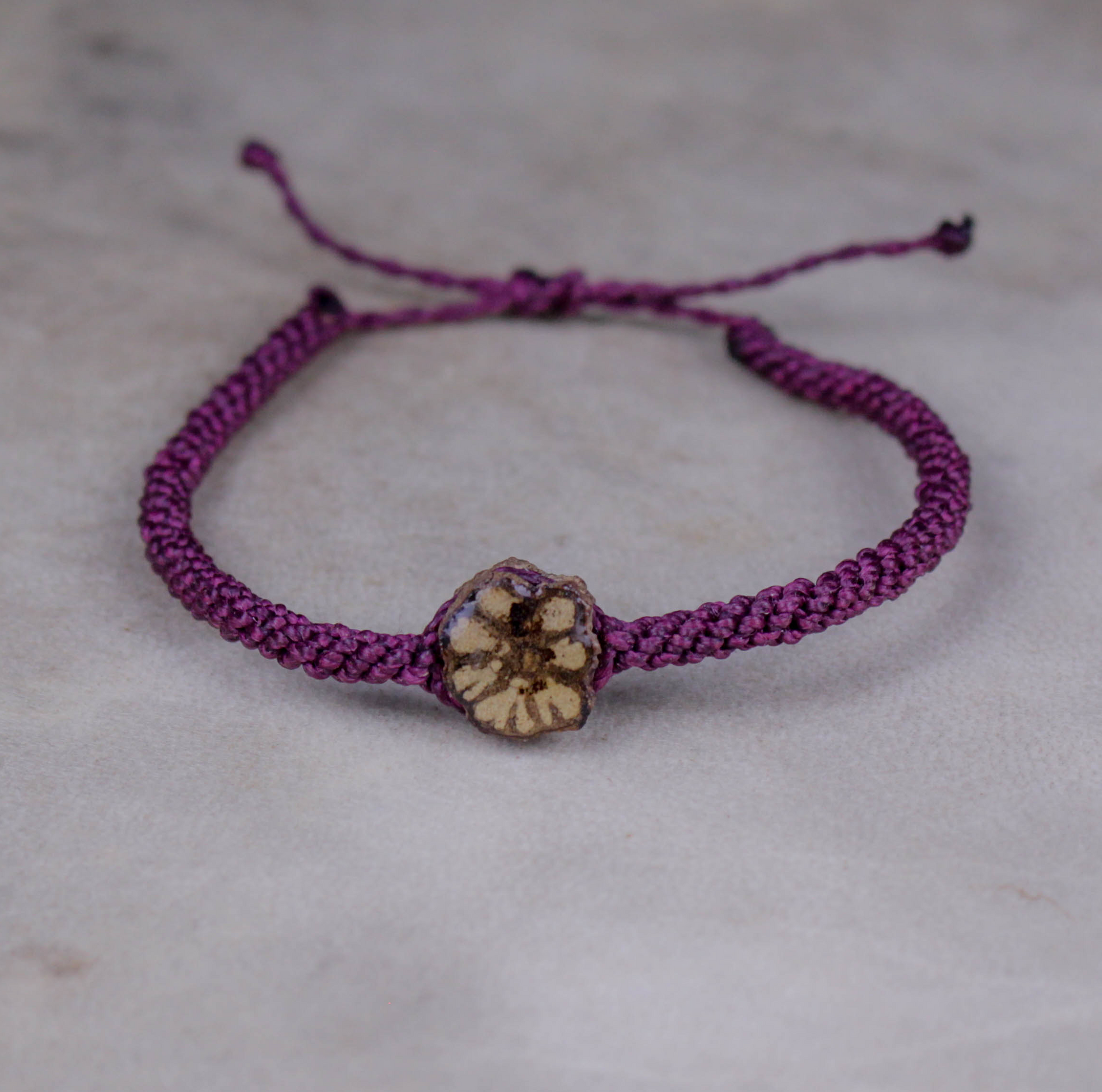 purple ayahuasca bracelet