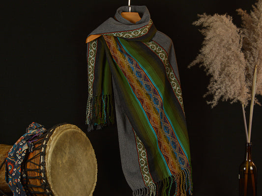 alpaca wool shawl wrap