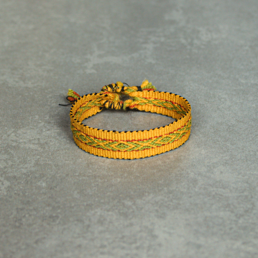 yellow eco bracelet