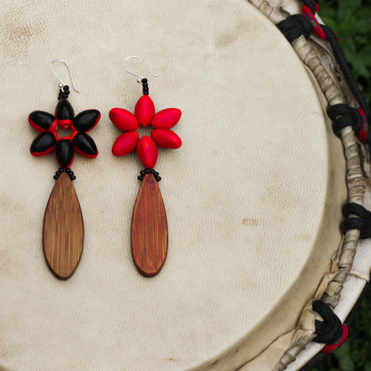 reversible eco earrings